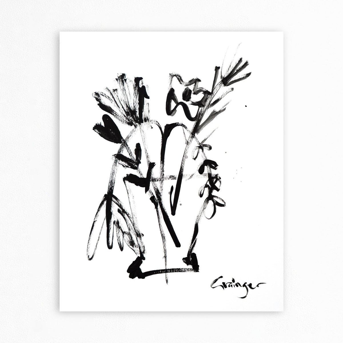 Black & White Flowers No. 1