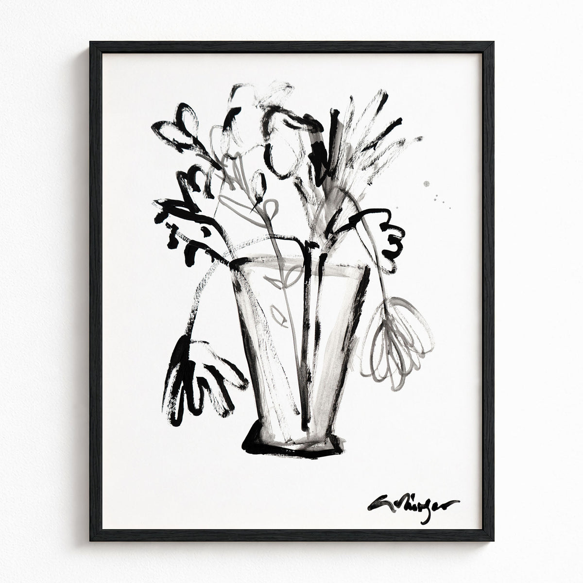 Black & White Flowers No. 2