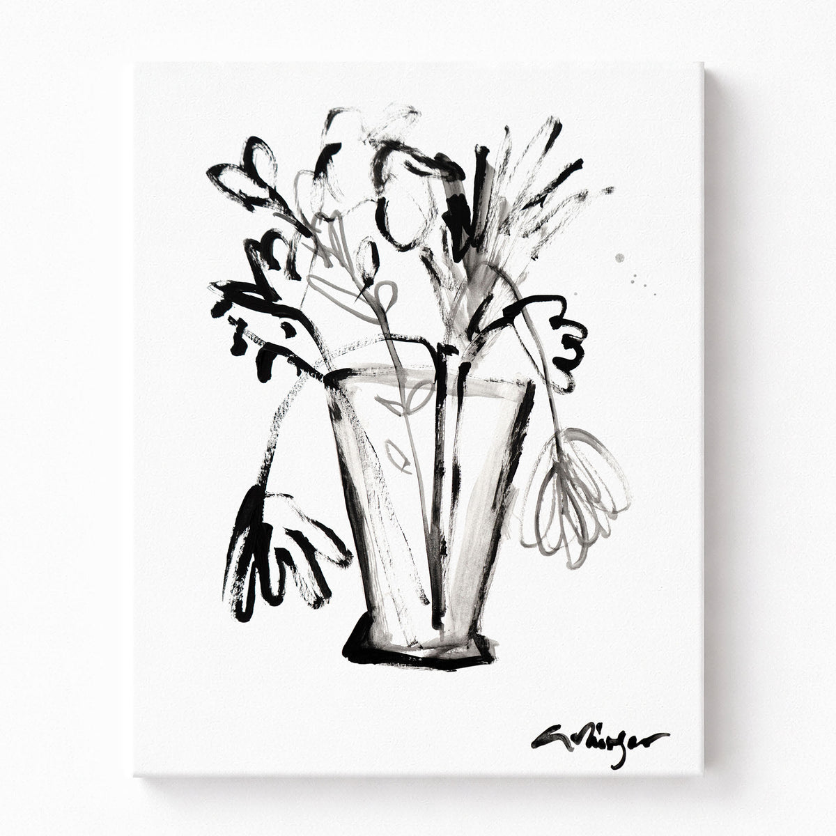 Black & White Flowers No. 2