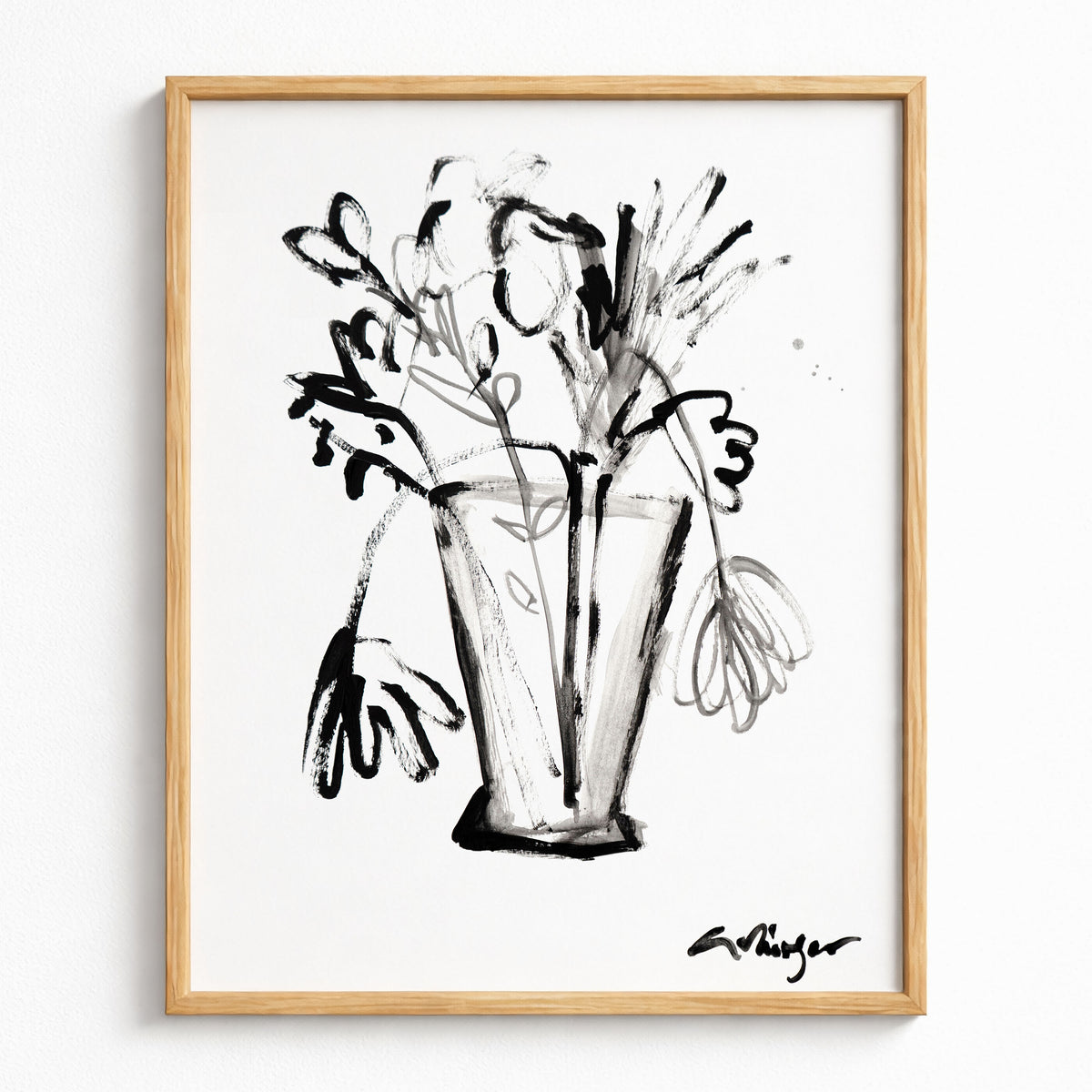 Black & White Flowers No. 2