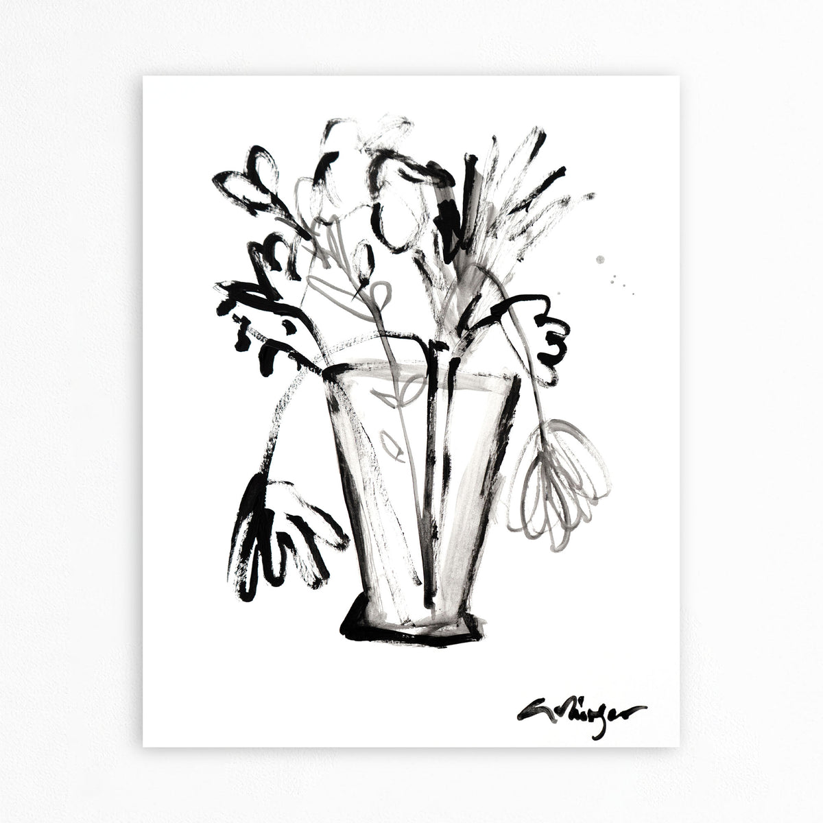 Black & White Flowers No. 2