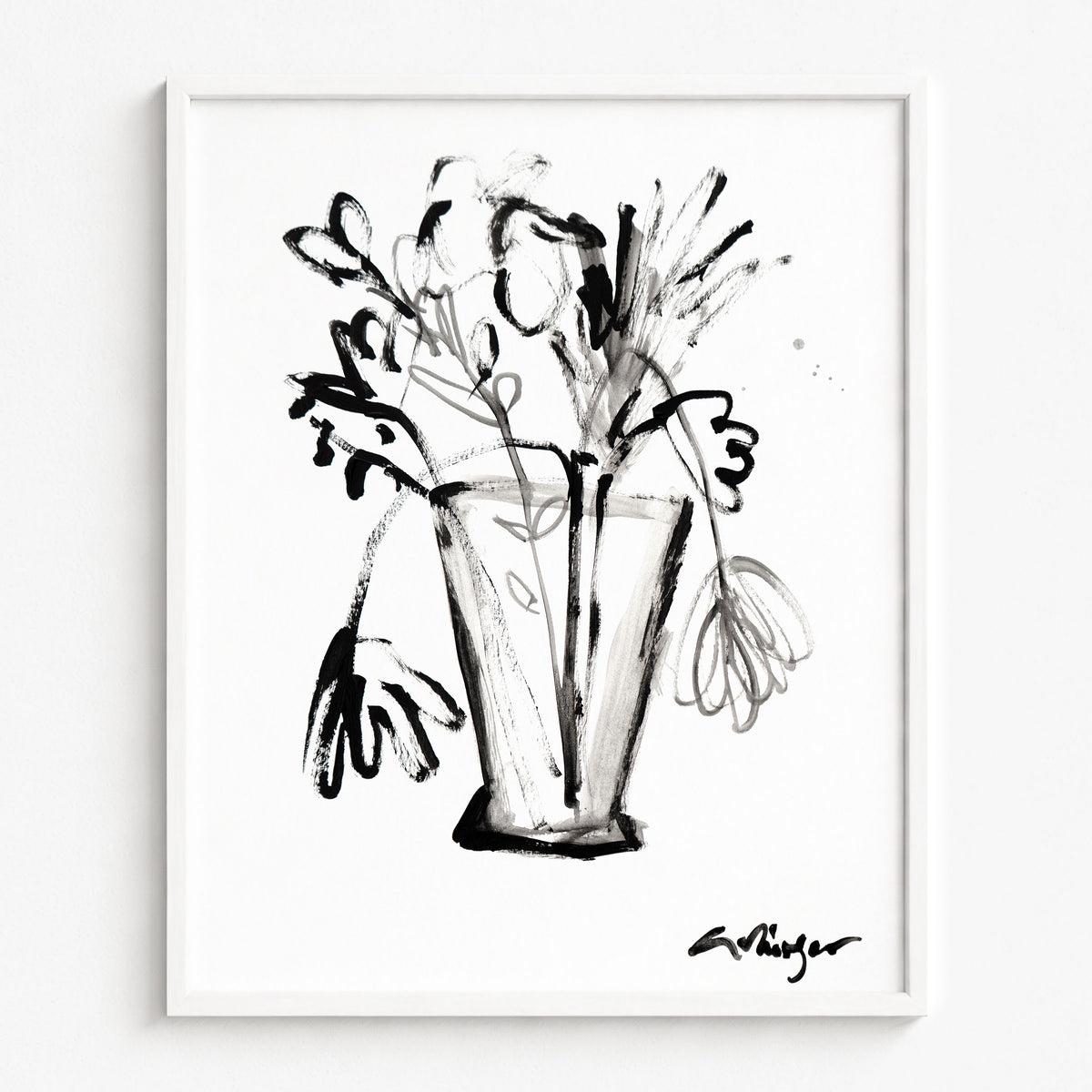 Black & White Flowers No. 2