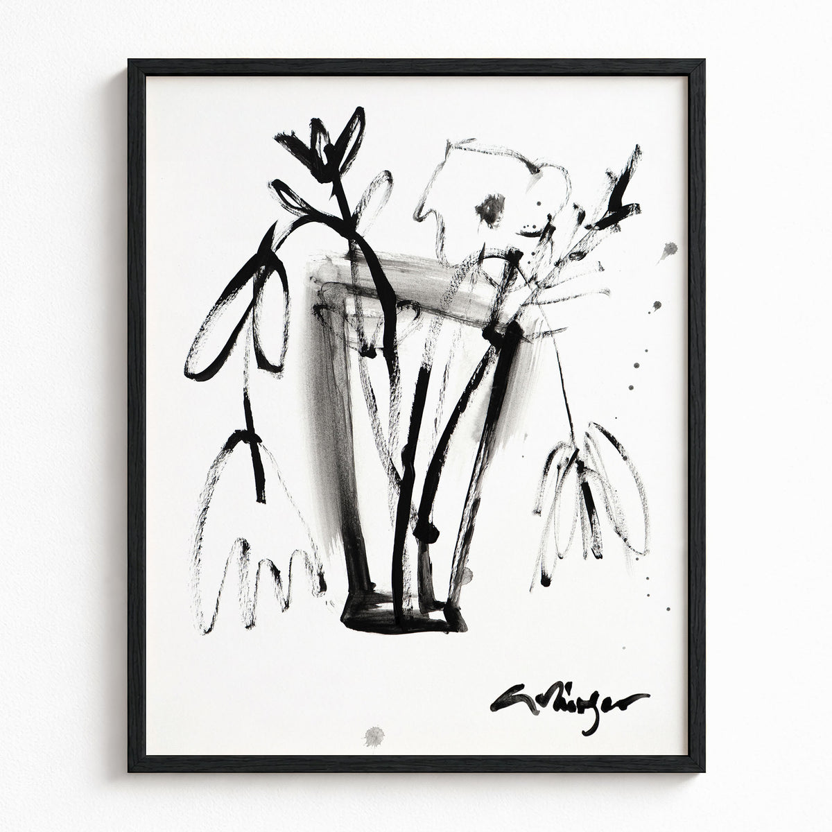Black & White Flowers No. 3