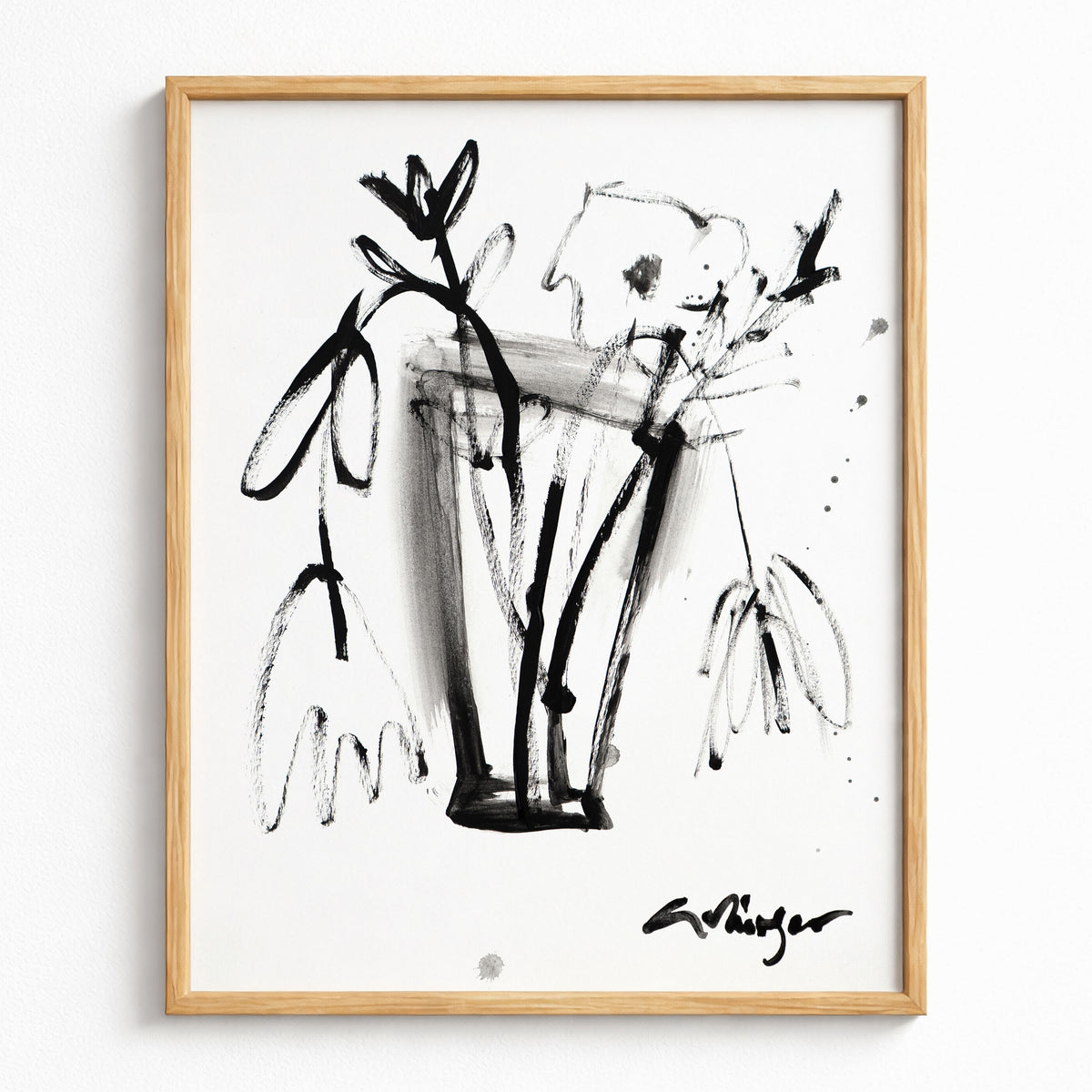 Black & White Flowers No. 3