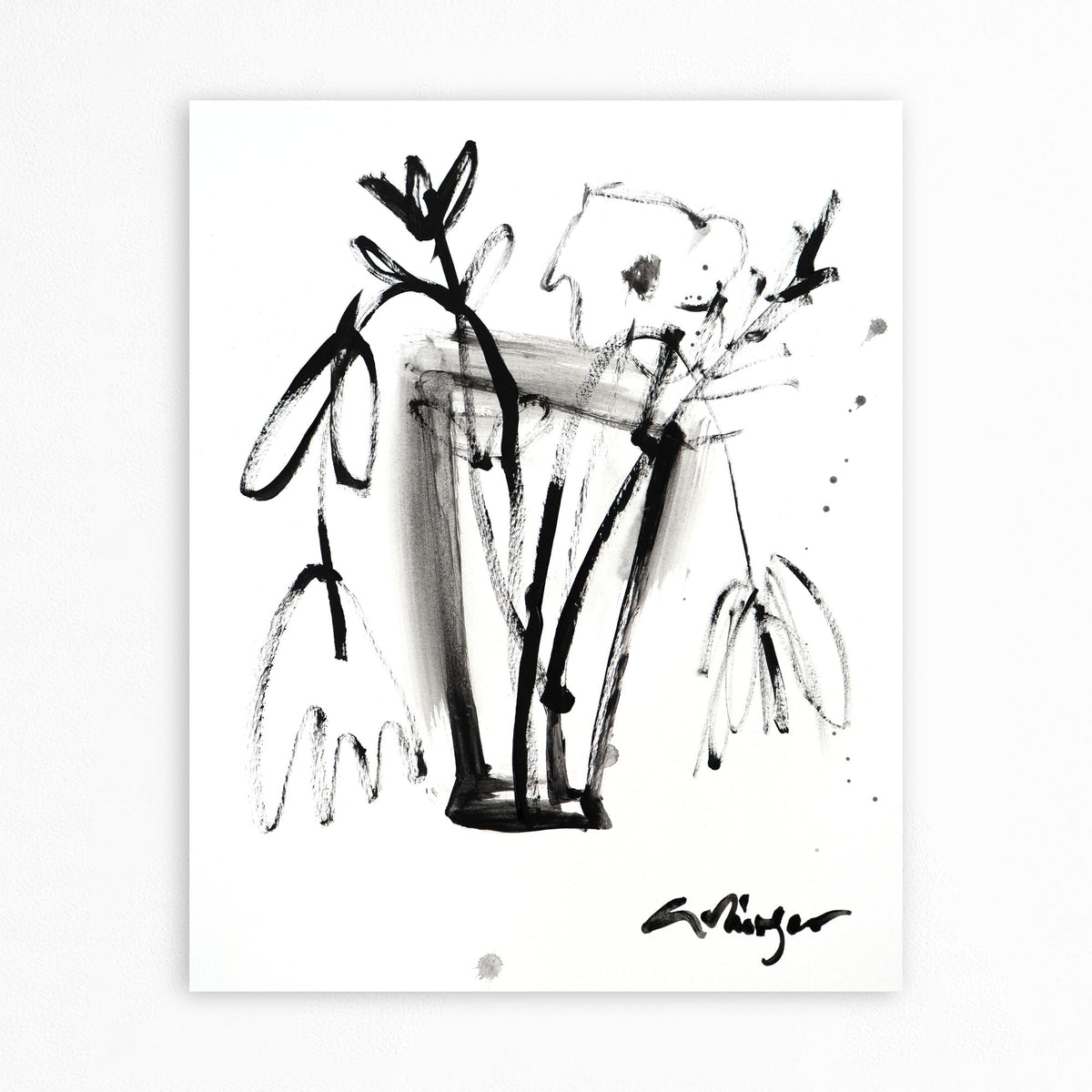 Black & White Flowers No. 3