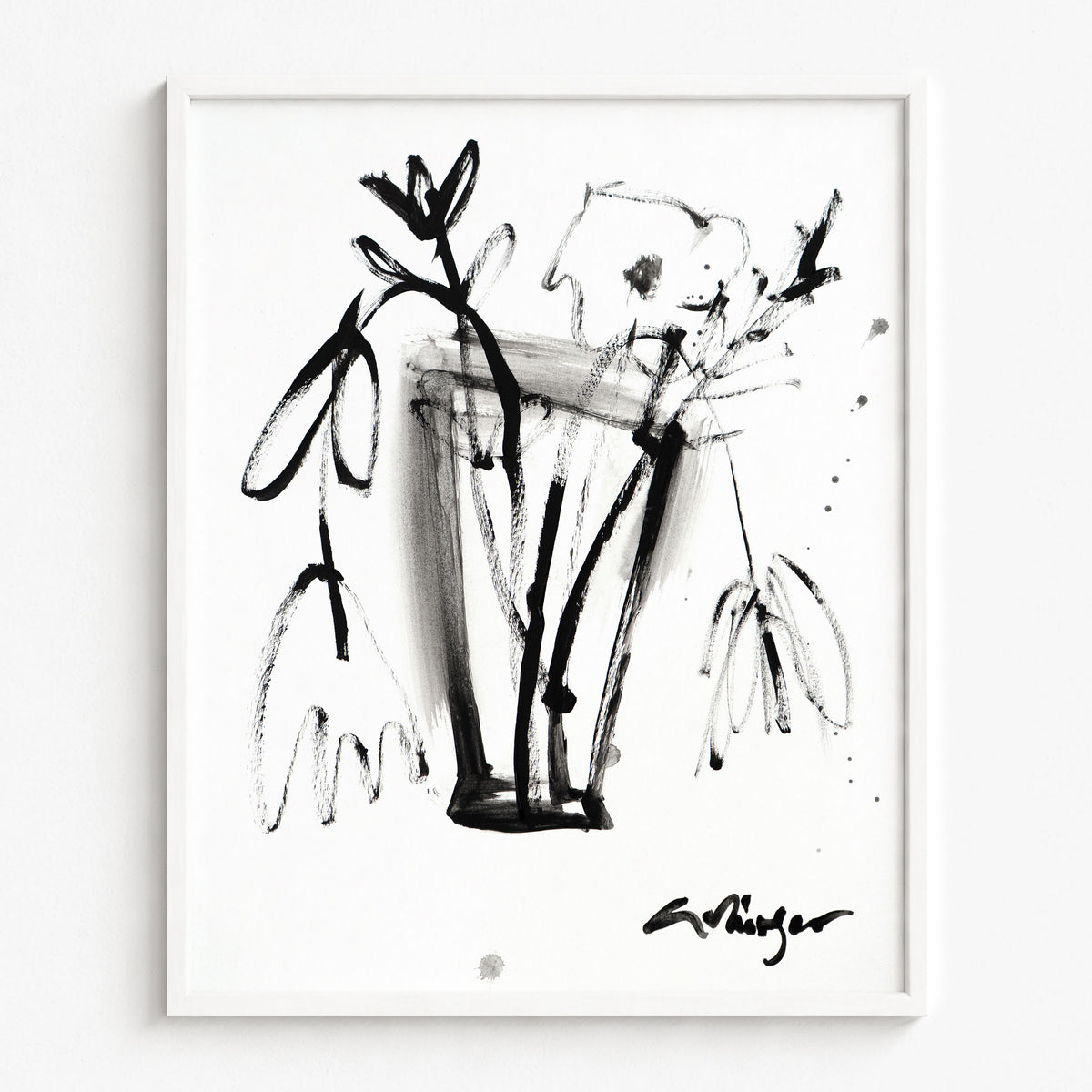 Black & White Flowers No. 3