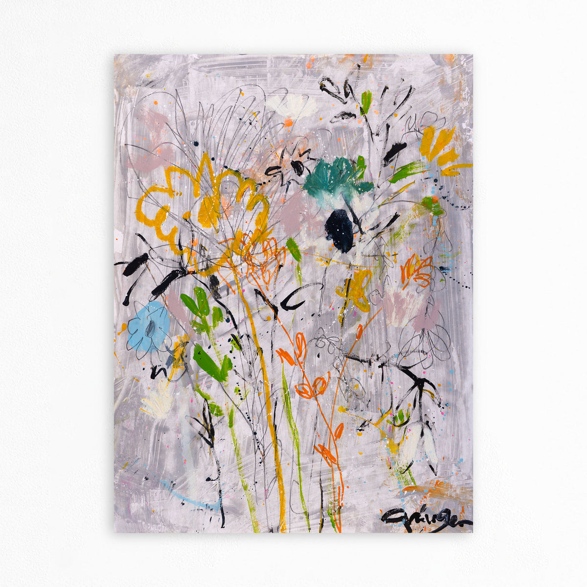 Flowers On A Cloudy Day